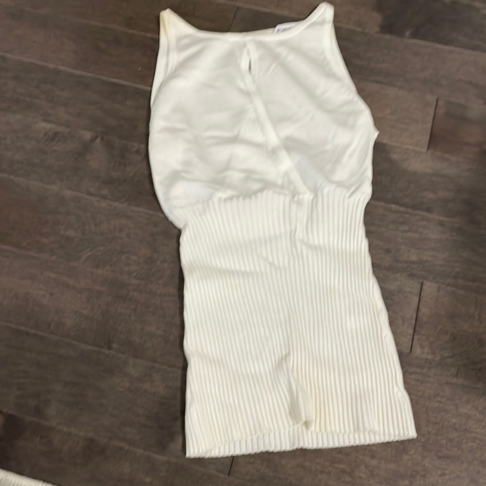 Bebe off white top
